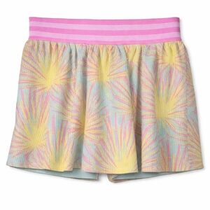 Emily McCarthy Palm Print Skort Preppy Resort Coastal Tennis Skirt XL